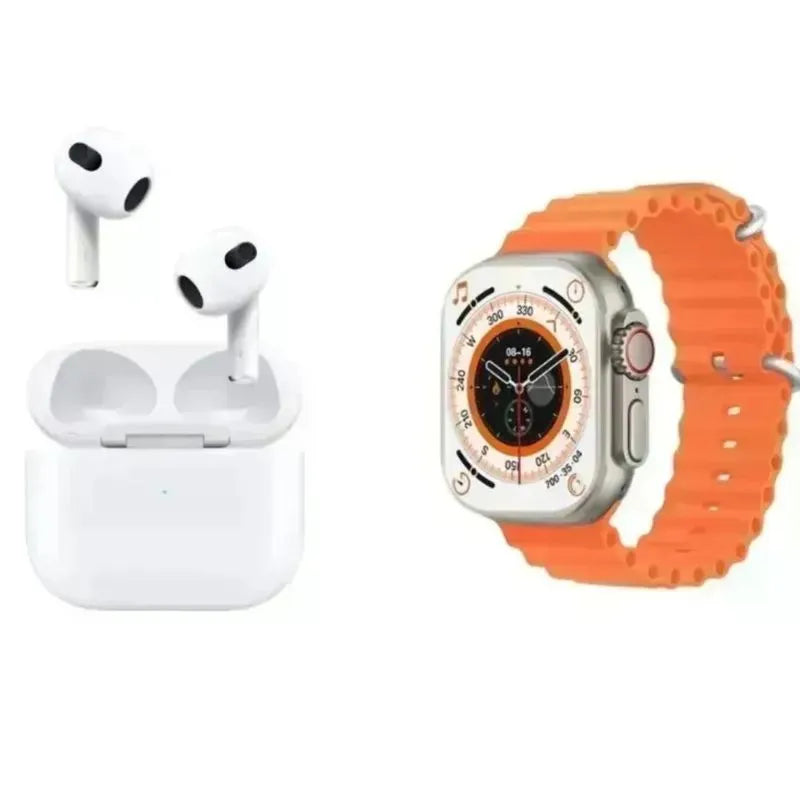 Combo Imperdible: ¡Compra 1 reloj T800 Ultra y recibe 1 AirPods Series 3 de regalo!