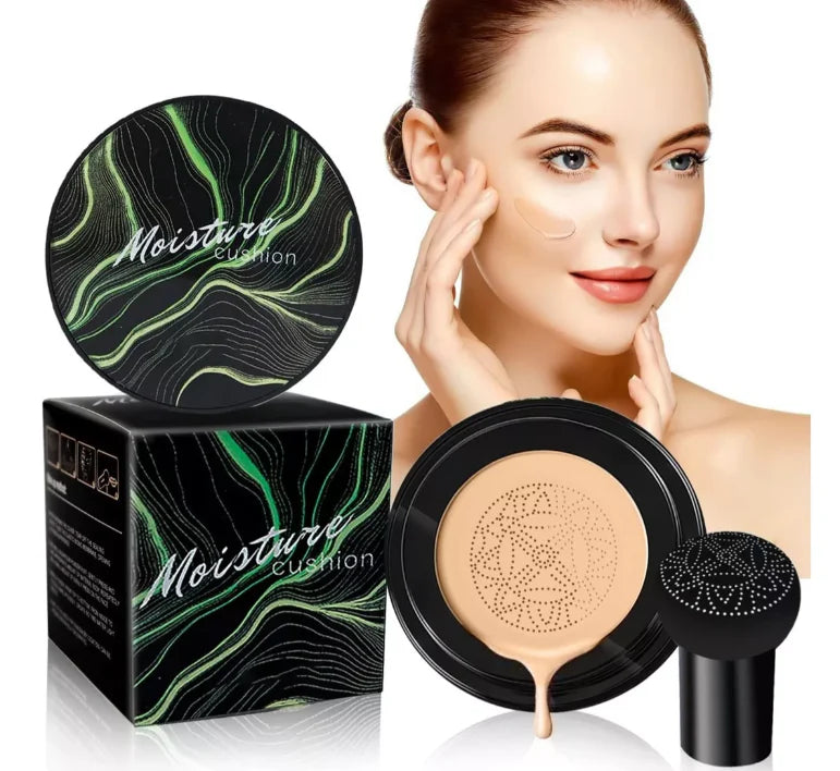 BASE MOISTURE CUSHION - Para una Piel Radiante, Hidratada y más joven.